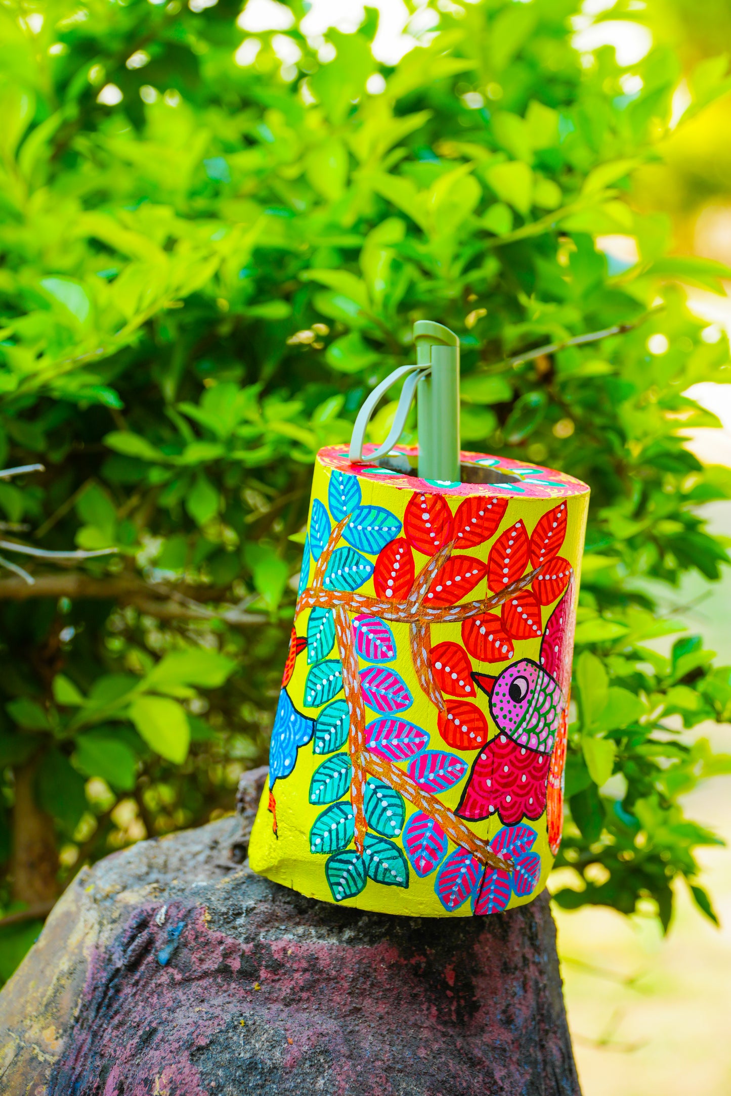 Hand-Painted Artisan Pen Holder