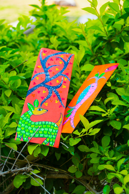 "Golden Flora on Mahogany" – Artisan Hand-Painted Decorative Panel (3D Impasto Technique)